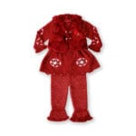 New Born BABY GIRL WOOL SUIT MRN