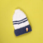 NEW BORN WOOL CAP- BLUE