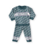 Baby Boy Knit Pajama Set GRN