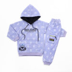 Boy Pajama Hood Suit- Blue