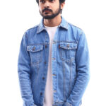 MEN DENIM JACKET-SKY