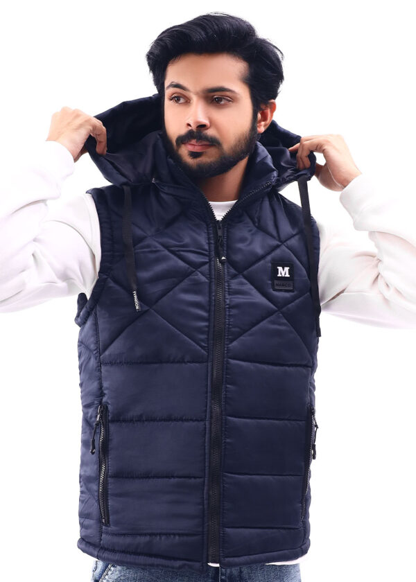 GENTS SLEEVELESS UPPER-BLUE