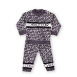 Baby Boy Knit Pajama Set GRY