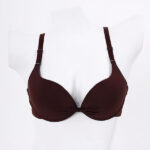 PUSH UP BRA-BROWN