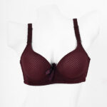 LIGHT PADDED BRA-BROWN