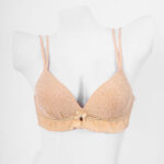 LIGHT PADDED FANCY BRA -SKIN