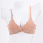 LIGHT PADDED NET BRA-SKIN