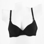 SOFT LIGHT PADDED BRA-BLACK