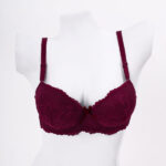 HALF PADDED BRA - PURPLE