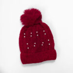 LADIES WOOL CAP-MEHROON