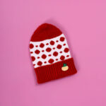 NEW BORN WOOL CAP- RED