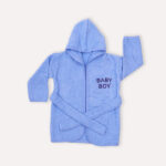 BABY BATHROBE BLUE