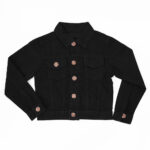 BOY DENIM JACKET-BLACK