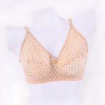 LYCRA DOT NON PADDED BRA-SKIN
