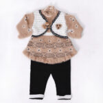 Cute Baby Girl Wool Suit SKN