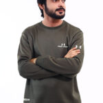 GENTS MICROFLEECE SWEAT SHIRT-GREEN