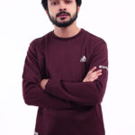 GENTS MICROFLEECE SWEAT SHIRT-MAROON