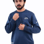 GENTS MICROFLEECE SWEAT SHIRT-BLUE