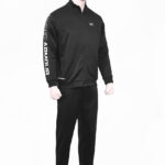 GENTS MICROFLEECE TRACK SUIT-BLACK