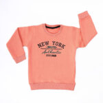 BOY SWEAT SHIRT-PEACH