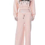 LADIES TRACK SUIT SHORT BODY-PINK