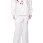 LADIES TRACK SUIT WITH HOOD-WHITE