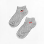 LADIES ANKLE SOCKS-GREY