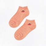 LADIES ANKLE SOCKS-PEACH