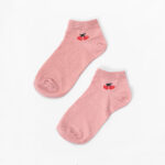 LADIES ANKLE SOCKS-PINK