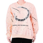 Ladies Sweat Shirt- Peach