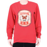 Ladies sweat shirt-Red