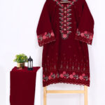 Women Stitched khaddar 2pc