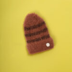 NEW BORN WOOL CAP-ORANGE