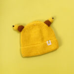 BABY WOOL CAP - YELLOW