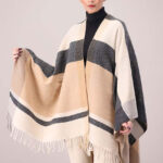 LADIES WOOLEN CAPE SHAWL-SKIN