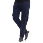 GENTS FLEECE CARGO TROUSER-NAVY