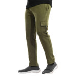 GENTS FLEECE CARGO TROUSER-GREEN