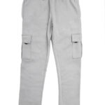 GENTS FLEECE CARGO TROUSER-L GREY