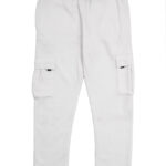 GENTS FLEECE CARGO TROUSER-O WHITE