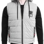 MEN SLEEVELESS JACKET-GREY