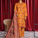 Binsaeed Khadder 3pc-Orange