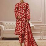 Binsaeed Khadder 3pc-Red