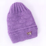 Ladies Wool Cap- Purple