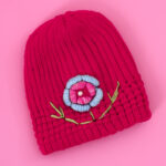 LADIES WOOL CAP-SH.PINK