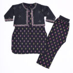 GIRLS 3PC SUIT-BLACK