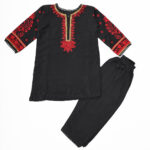 GIRLS 2PC-BLACK viscose