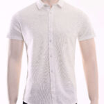 GENTS PQ INTERLOCK SHIRT-WHITE