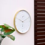 STYLISH GOLD WALL CLOCK
