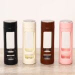 PORTABLE GLASS WATER BOTTLE WITH SLEEVE 400ML