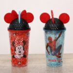 Mickey Ice Crack Straws water cup